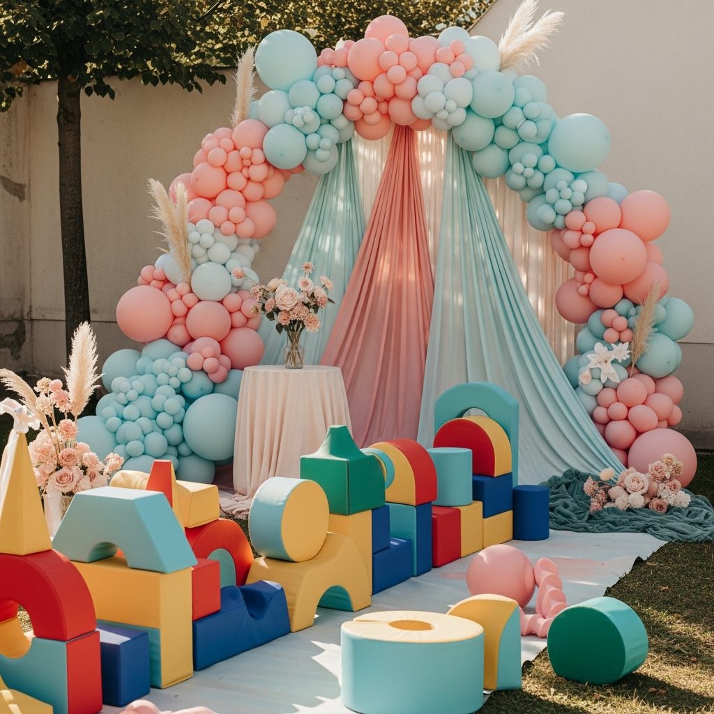 Hüpfburg mieten Wien – Heimtransport sicher organisieren – symbolische Party-Szene in Wien ohne konkrete Hüpfburg