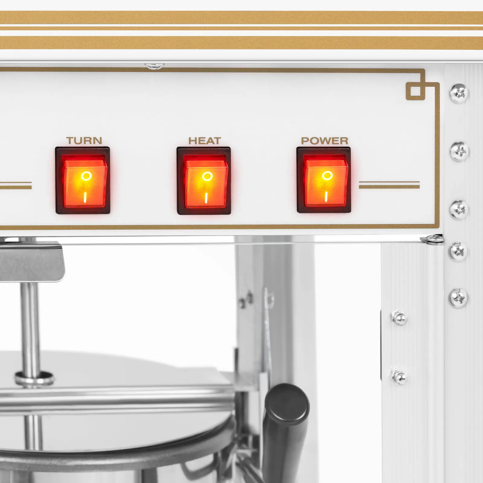 Partyzubehör Popcornmaschine Hochzeit weiß mieten Wien – Ansicht 4